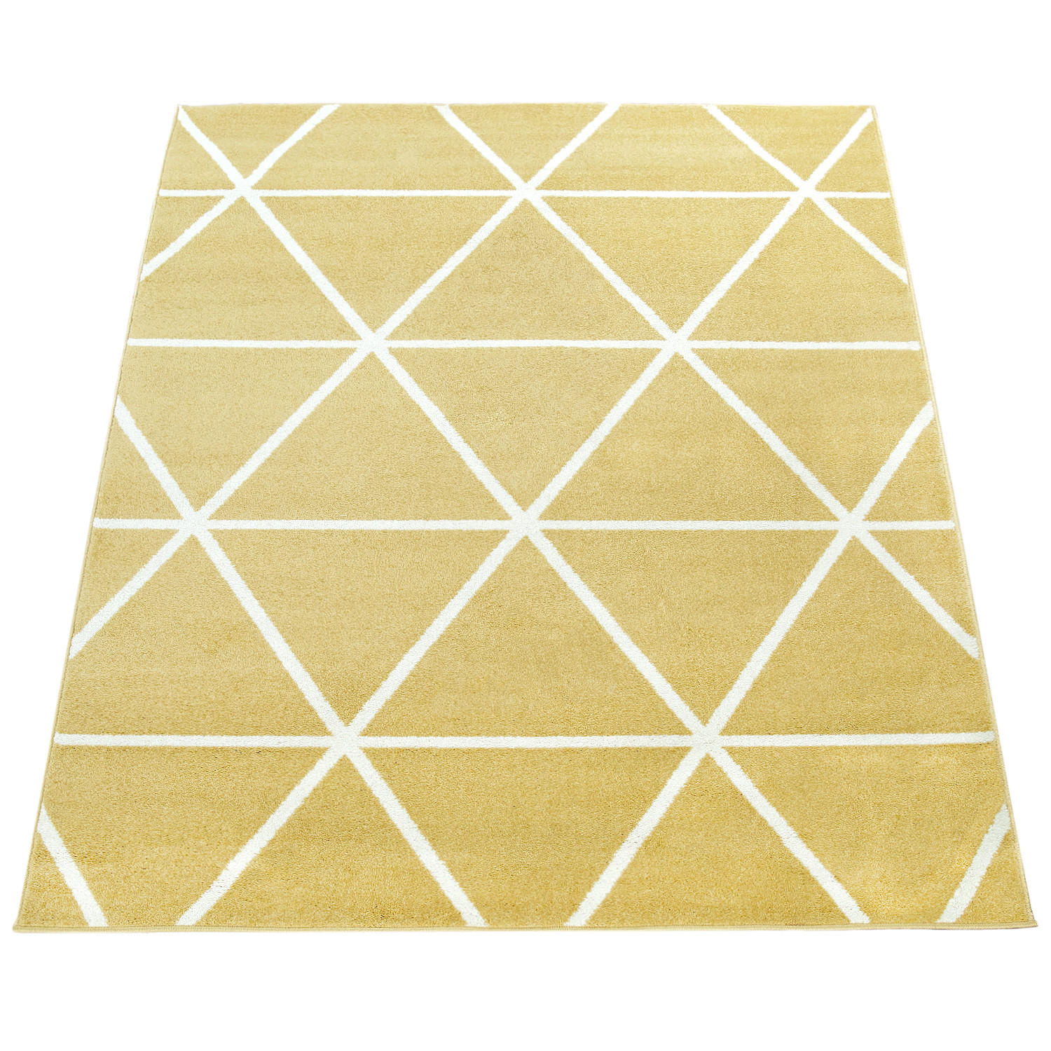 KURZFLORTEPPICH 70/250 cm Stella 401 - Gelb, Textil (70/250cm) - Paco Home