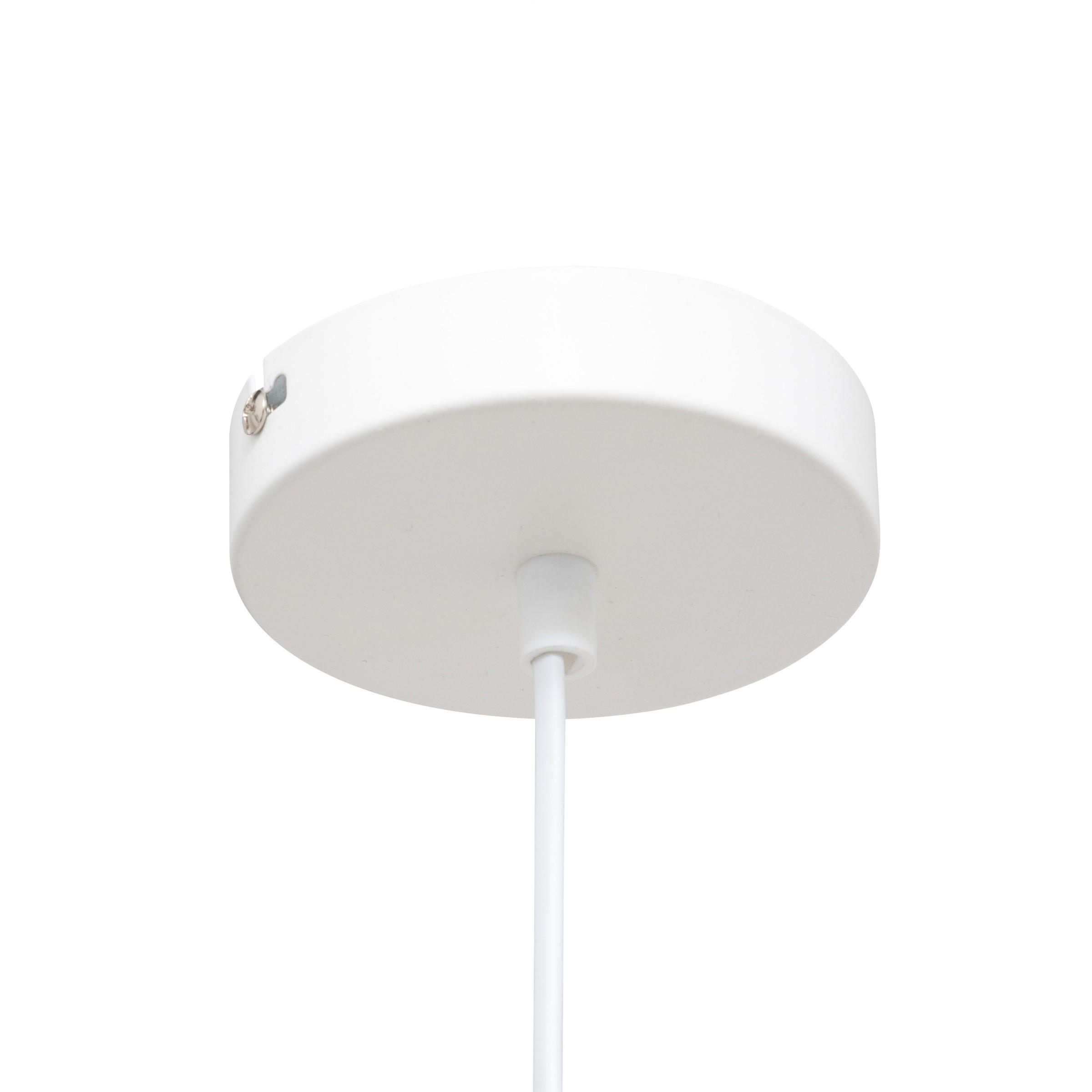 HÄNGELAMPE Travis Ø 25 cm - Weiß, Glas (25/25/108cm) - Atmosphera Createur d´interieur