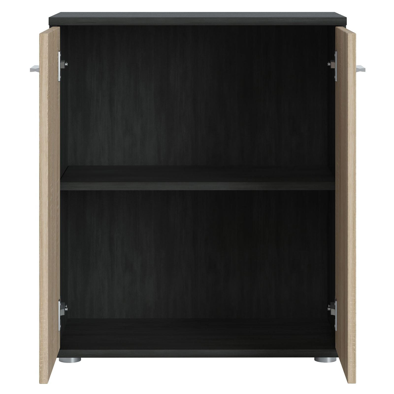 KOMMODE TOMMY - Eschefarben/Sonoma Eiche, Holzwerkstoff (60/70/30cm) - CARO-Möbel