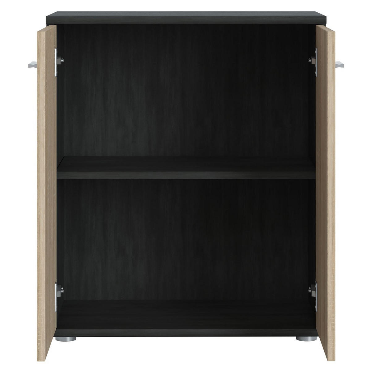 KOMMODE TOMMY - Eschefarben/Sonoma Eiche, Holzwerkstoff (60/70/30cm) - CARO-Möbel