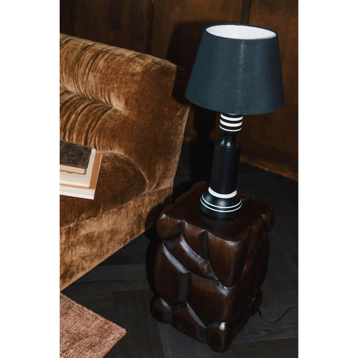 BEISTELLTISCH Brooklyn - Braun, Holz (30/30/45cm) - Dutchbone