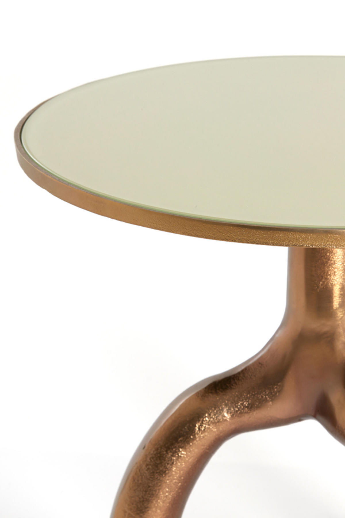 BEISTELLTISCH Mello Braun Ø50,5/45,5 cm - Braun, Metall (50.5/50.5/45.5cm) - Light & Living