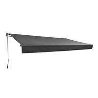 GELENKARMMARKISE Insbruk 495x300cm Anthrazit Balkonmarkise Gelenkmarkise - Anthrazit, Kunststoff (300/20/495cm) - DELUKE