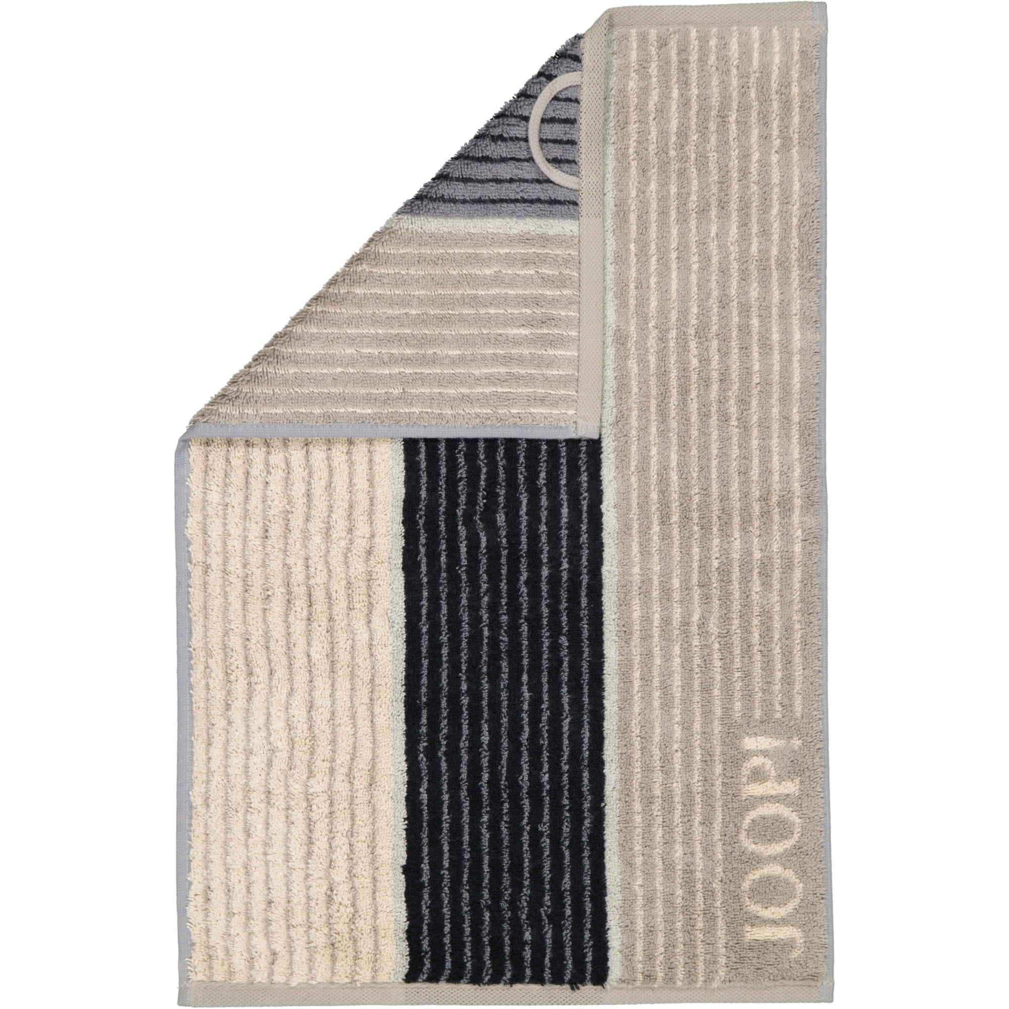 HANDTÜCHER SIGNATURE LINES 1658 GRAPHIT - 70 - Grau, Textil (30/50cm) - Joop!