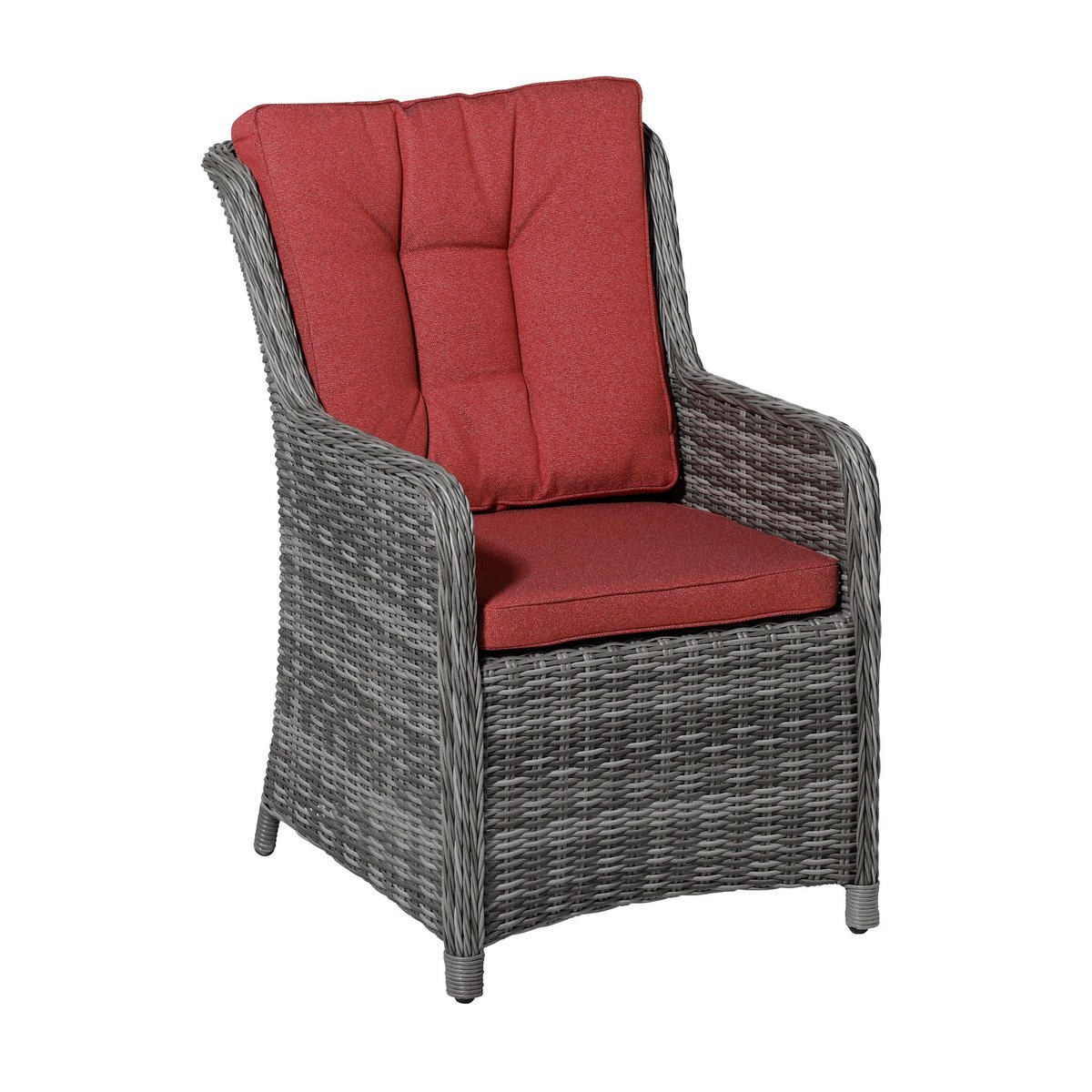GARTENKISSEN Manchester 95/46 cm - Rot, Textil (46/5/95cm) - Madison