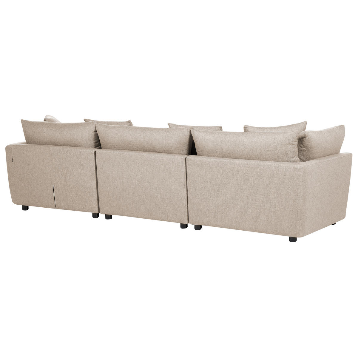 3-SITZER-SOFA beige Sigtuna - Beige, Textil (300/86/102cm) - Beliani
