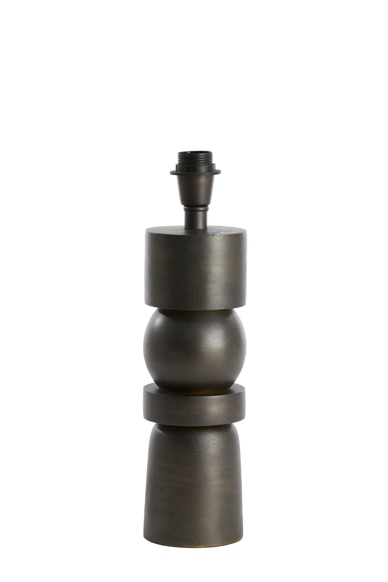 LAMPENFUSS Labis Grau Ø11/37 cm - Grau, Metall (11/11/37cm) - Light & Living