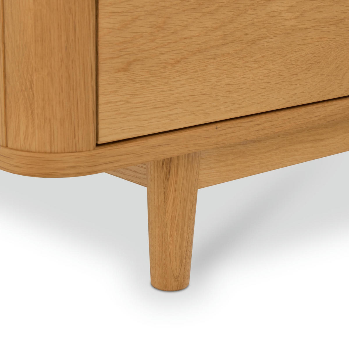 TV-ELEMENT Eiche massiv - Eichefarben/Braun, Holz/Holzwerkstoff (180/52/45cm) - Furnhouse