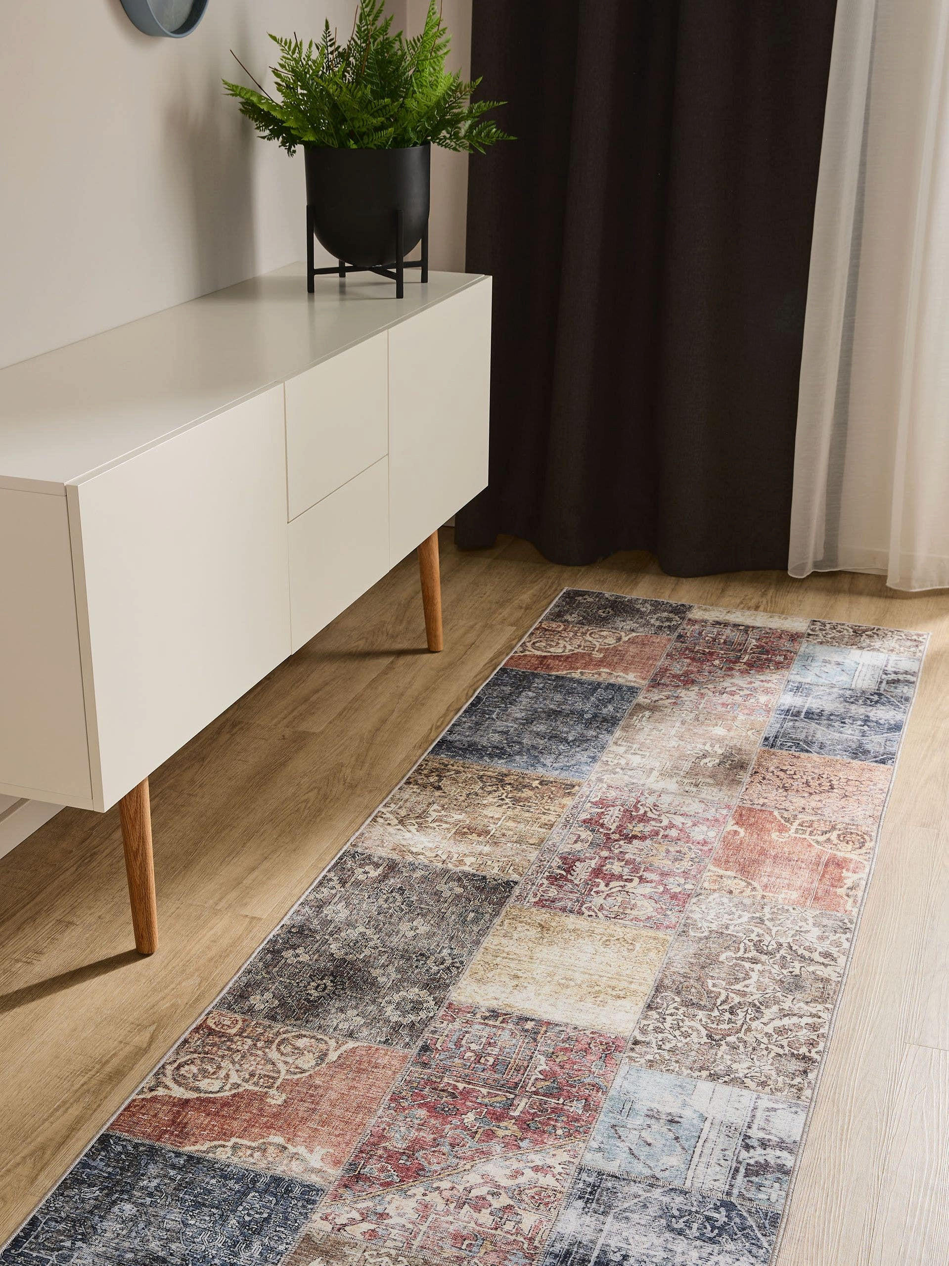 VINTAGE-LÄUFER George waschbar 80x240 cm - Multicolor, Kunststoff (80/240cm) - benuta
