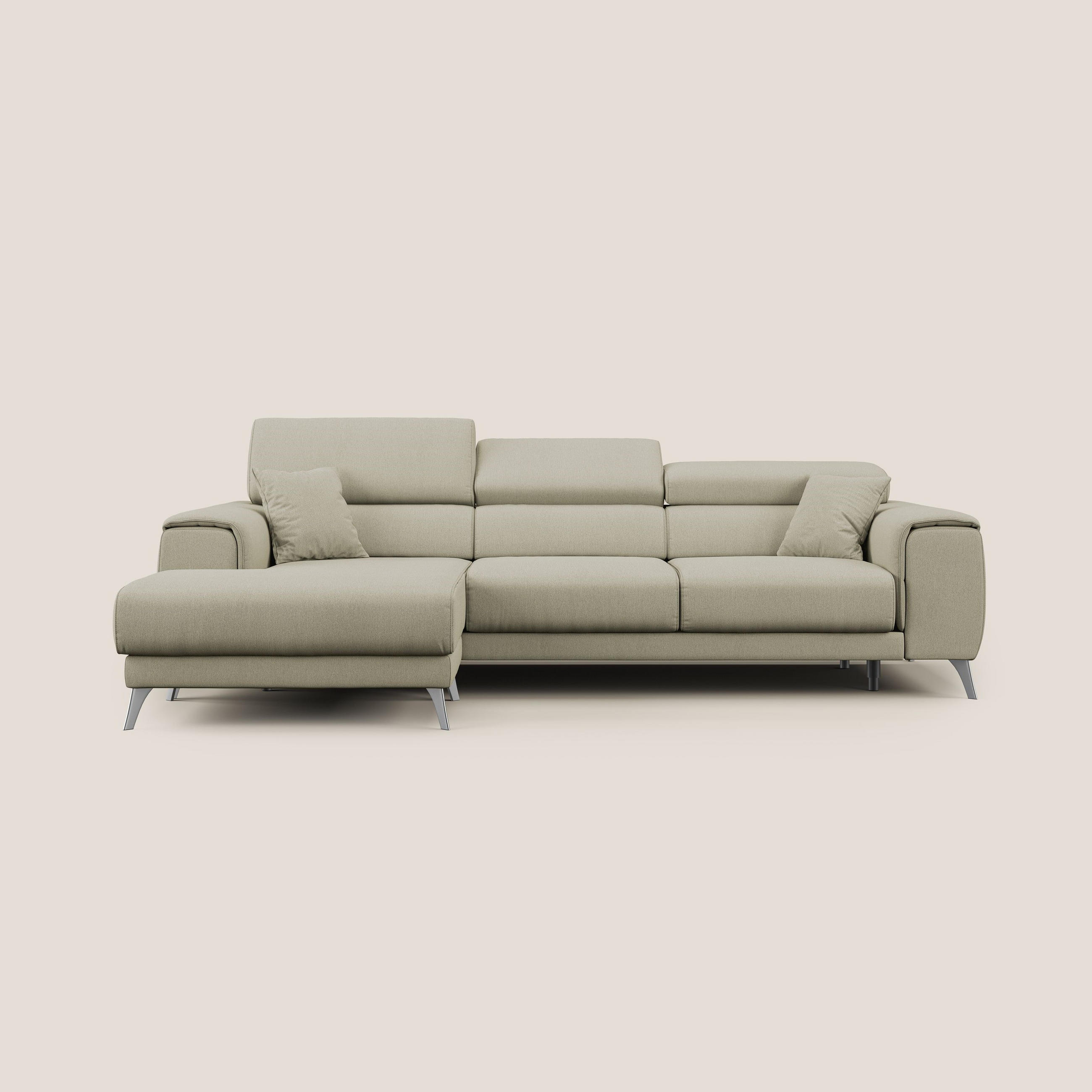 Thumbnail - Divani.store Ecksofa, Creme, Textil, 4-Sitzer, L-Form, 260x102 cm, Wohnzimmer, Sofas & Couches, Wohnlandschaften, Ecksof...