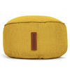 SITZSACK-HOCKER "Home Linen" 45x25cm - Gelb, Textil (45/25/45cm) - Green Bean