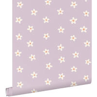 TAPETE Gänseblümchen 53 cm x 10.05 m - Lila, Papier (53/0.1cm) - ESTAhome