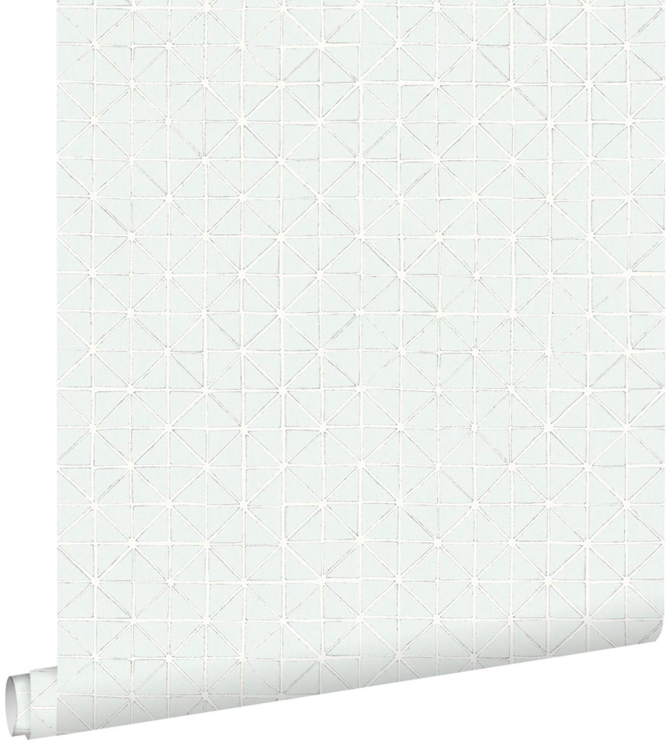 TAPETE geometrische Formen 53 cm x 10.05 m - Grün, Papier (53/1000cm) - ESTAhome