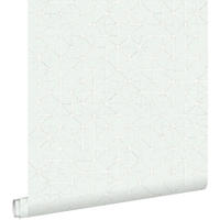 TAPETE geometrische Formen 53 cm x 10.05 m - Grün, Papier (53/1000cm) - ESTAhome