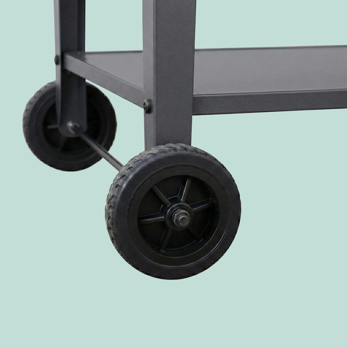 HOCHBEET - Anthrazit, Kunststoff/Metall (85/80/50cm) - Relaxdays