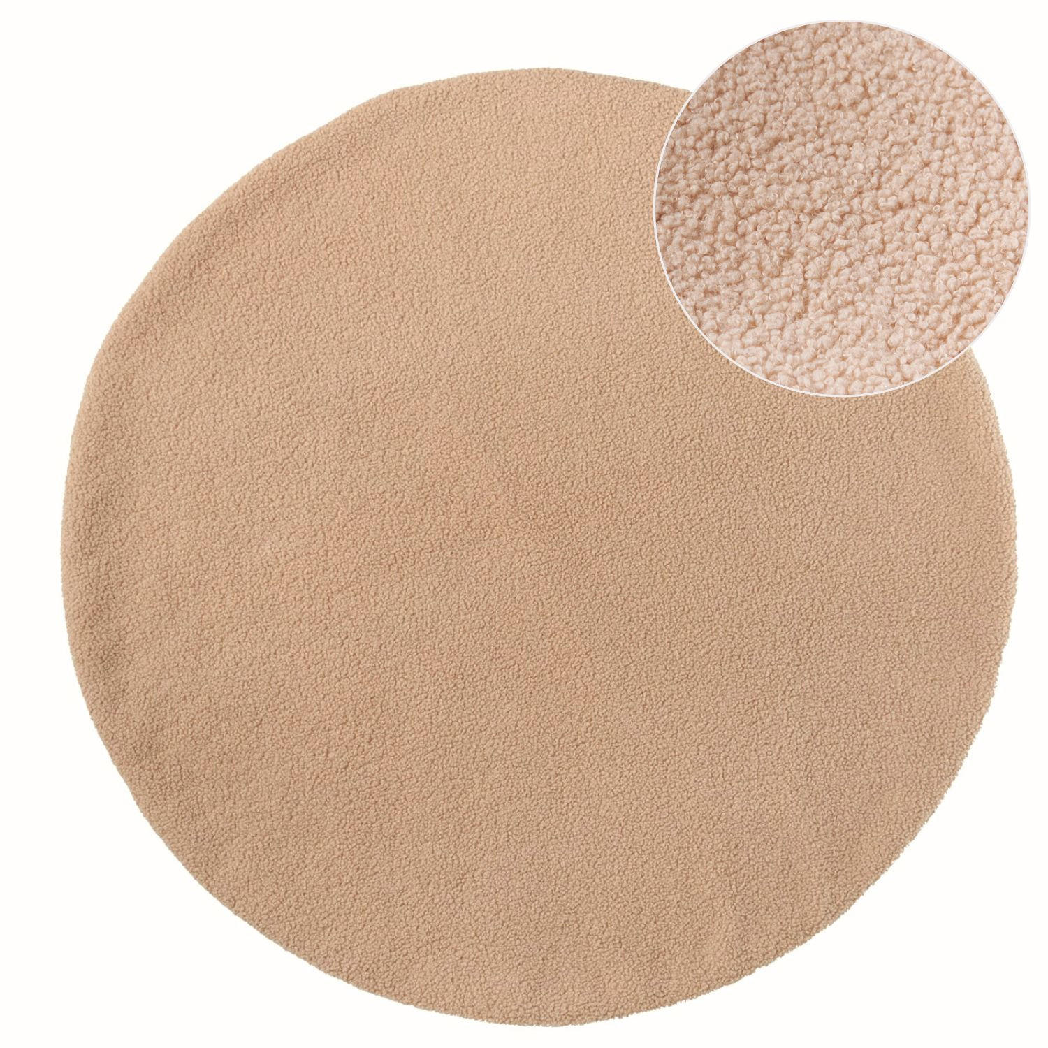 nordic coast company Krabbeldecke Beige 100x100 cm