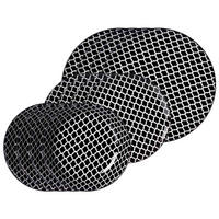 TELLER-SET Takeo Swing schwarz-weiß 12er Set - Schwarz/Weiß, Keramik (1/1/1cm) - Ritzenhoff Breker