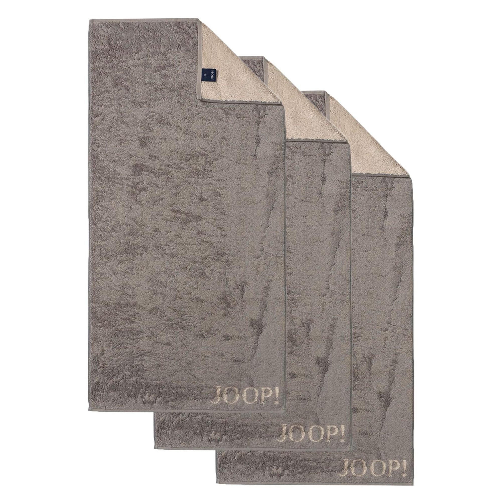 HANDTUCH Unisex Classic / Infinity Braun 3er Pack Baumwolle - Braun, Textil (50/100cm) - Joop!