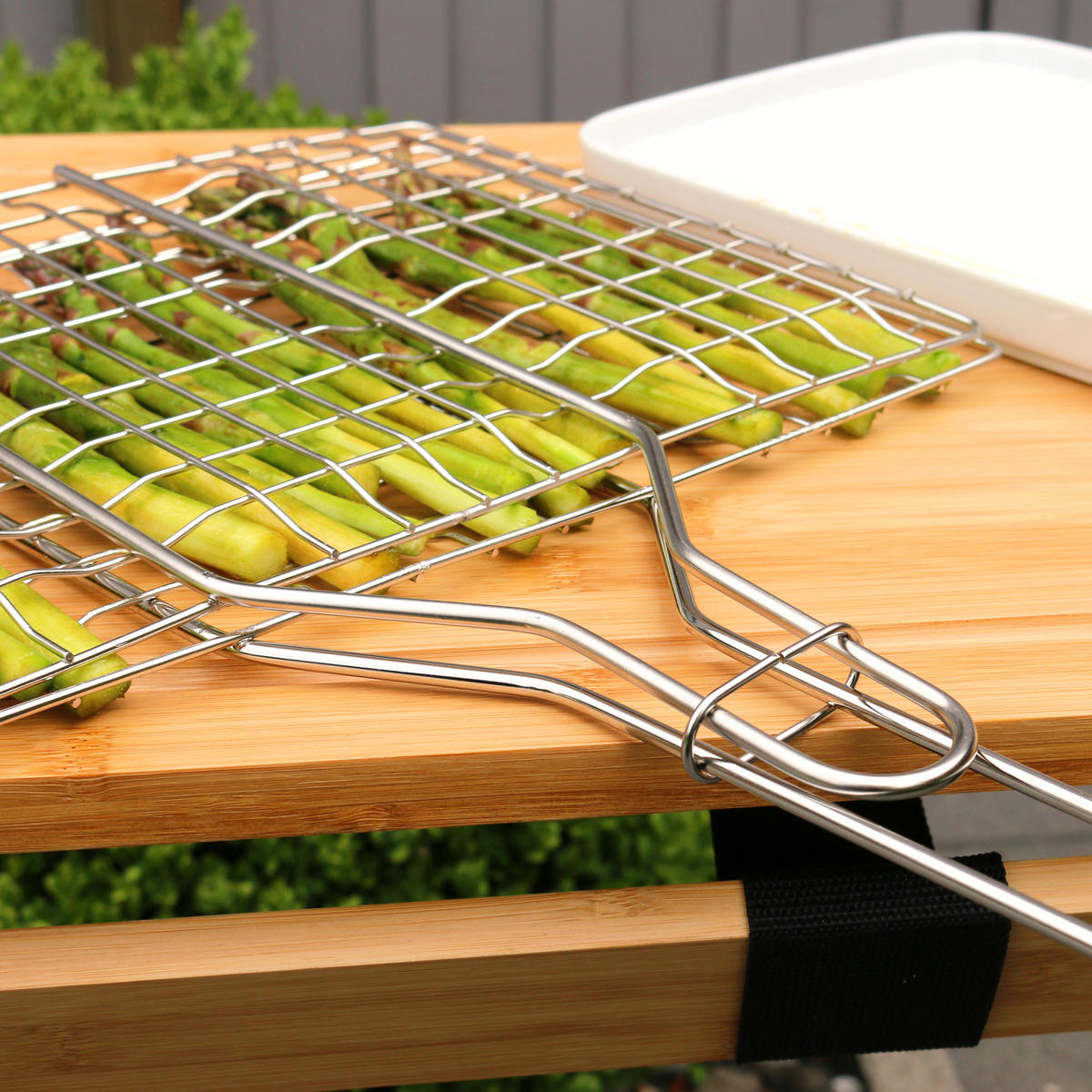 GRILLGUTWENDER, silber, Edelstahl - Edelstahlfarben, Metall (34/4/56.3cm) - bremermann