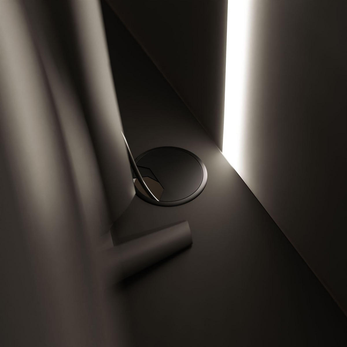 SCHREIBTISCH SPACE GAMING höhenverstellbar mit Metallbeinen schwarz/schwarz - Schwarz, Holzwerkstoff (70/140/69.5cm) - Lookway