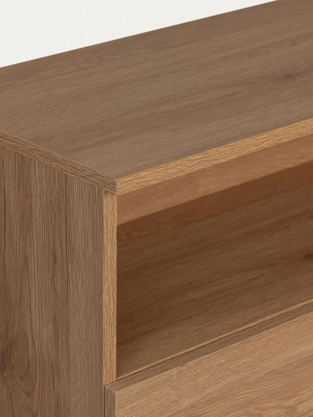 SCHUHSCHRANK Kolb Natur 80 cm x 82 cm - Braun, Holzwerkstoff (80/82/30cm) - Kenay Home