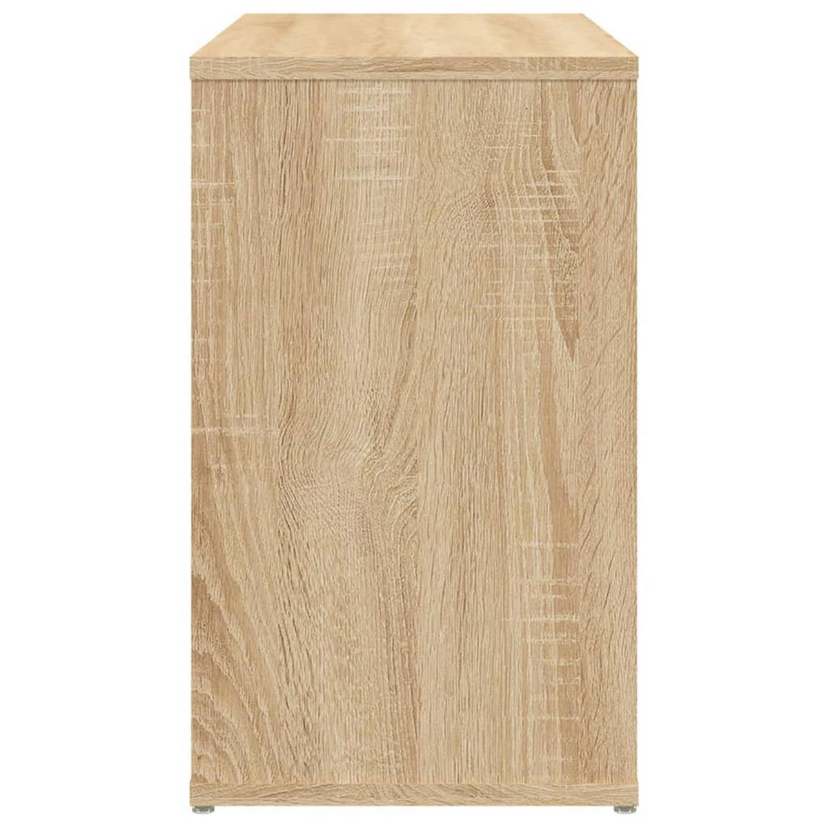 BEISTELLTISCH mit 2 Ebenen 60/30/50 cm aus Holzwerkstoff Sonoma-Eiche Dekor - Sonoma Eiche, Holz (30/60/50cm) - vidaXL