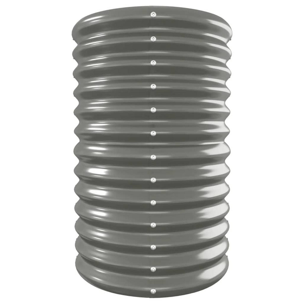 HOCHBEET Verzinkter Stahl 332/40/68 Cm Grau - Grau, Metall (332/68/40cm) - vidaXL