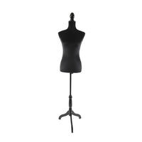 SCHNEIDERPUPPE - Schwarz, Holz/Kunststoff (41/167/34cm) - Relaxdays