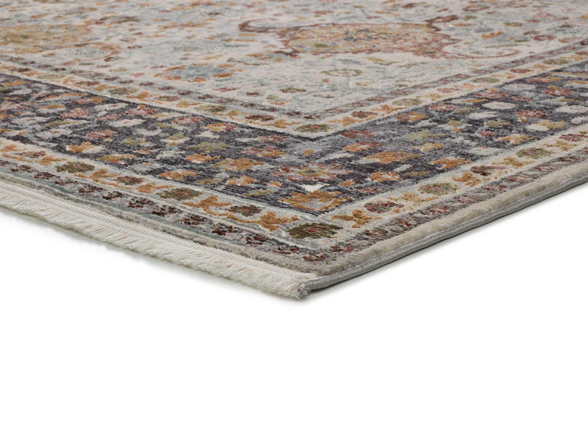 KURZFLORTEPPICH Mehrfarbig Moud 120/170 cm - Beige/Grau, Naturmaterialien/Textil (120/170cm) - Atticgo