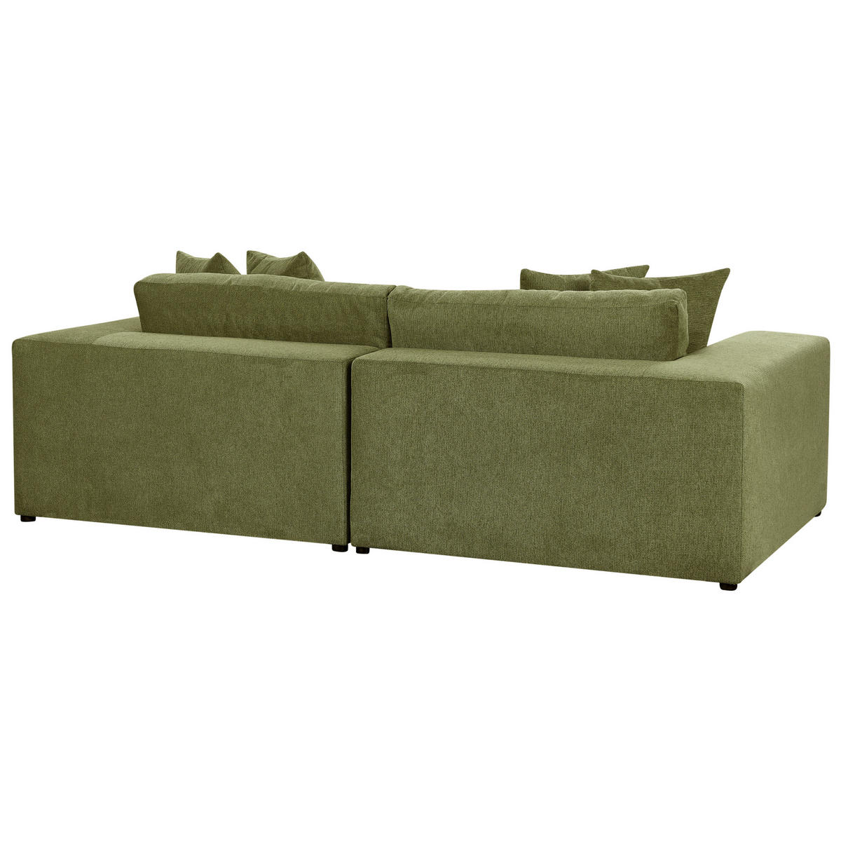 3-SITZER-SOFA dunkelgrün mit Kissen Glorvika - Grün, Textil (240/58/120cm) - Beliani