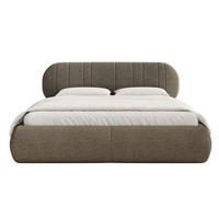 POLSTERBETT Asmelio Braun 160x200 cm - Braun, Kunststoff/Textil (160/200cm) - Selsey