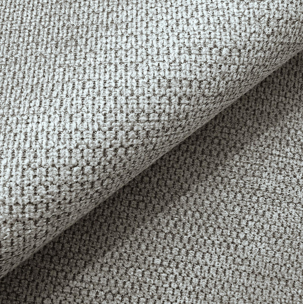 ECKSOFA Sora mit Schlaffunktion, Bettkasten und extra tiefer Komfortzone aus hochwertigem Hellgrau Strukturstoff - Hellgrau/Schwarz, Holz/Kunststoff (140/200cm) - S-Style