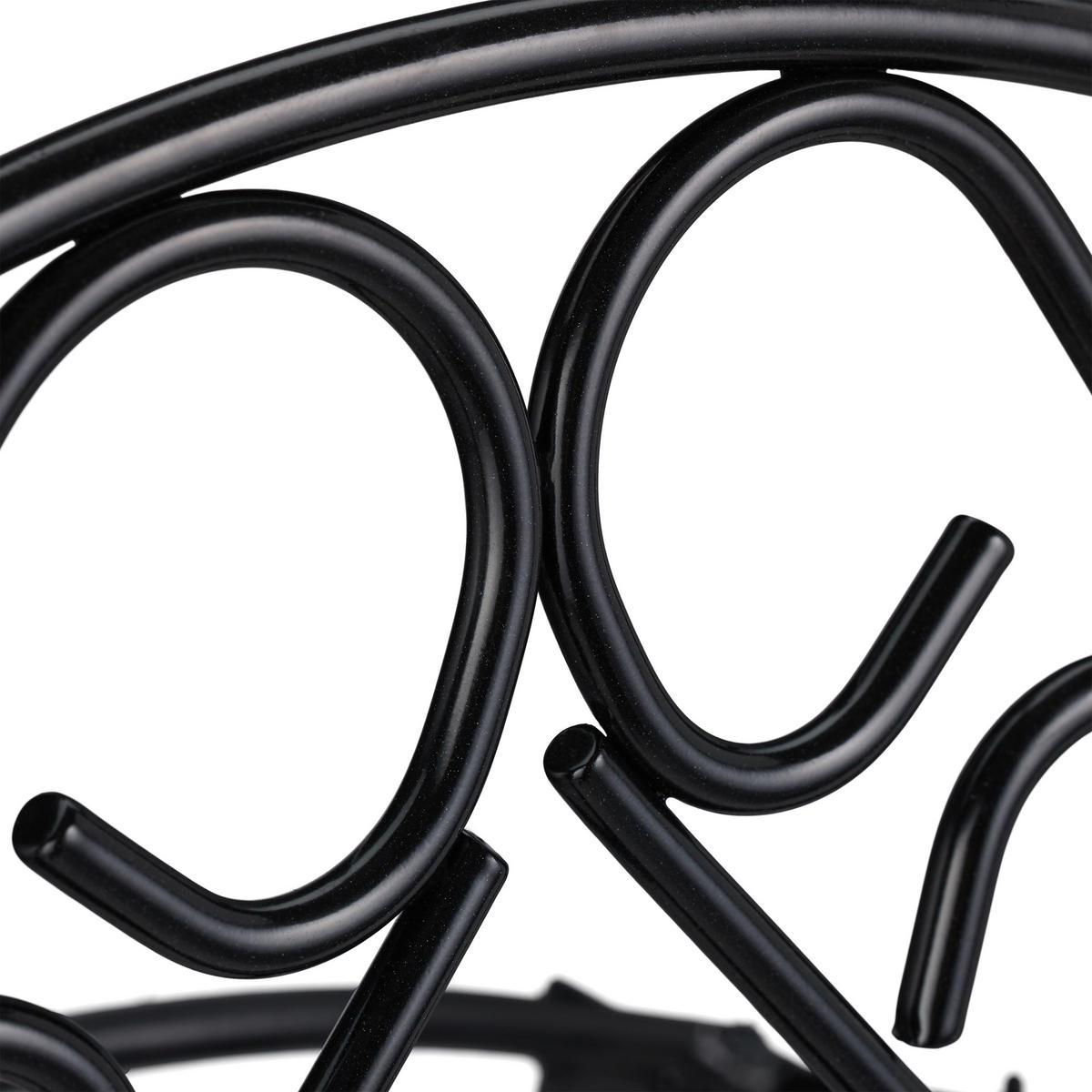 SCHLAUCHHALTER - Schwarz, Metall (32/27.5/17cm) - Relaxdays