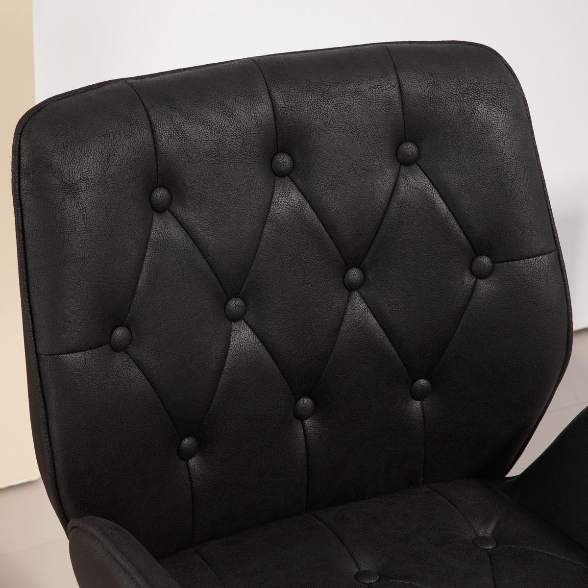 BÜROSTUHL GABRIEL Schwarz - Schwarz, Textil/Metall (59/99/65cm) - SVITA