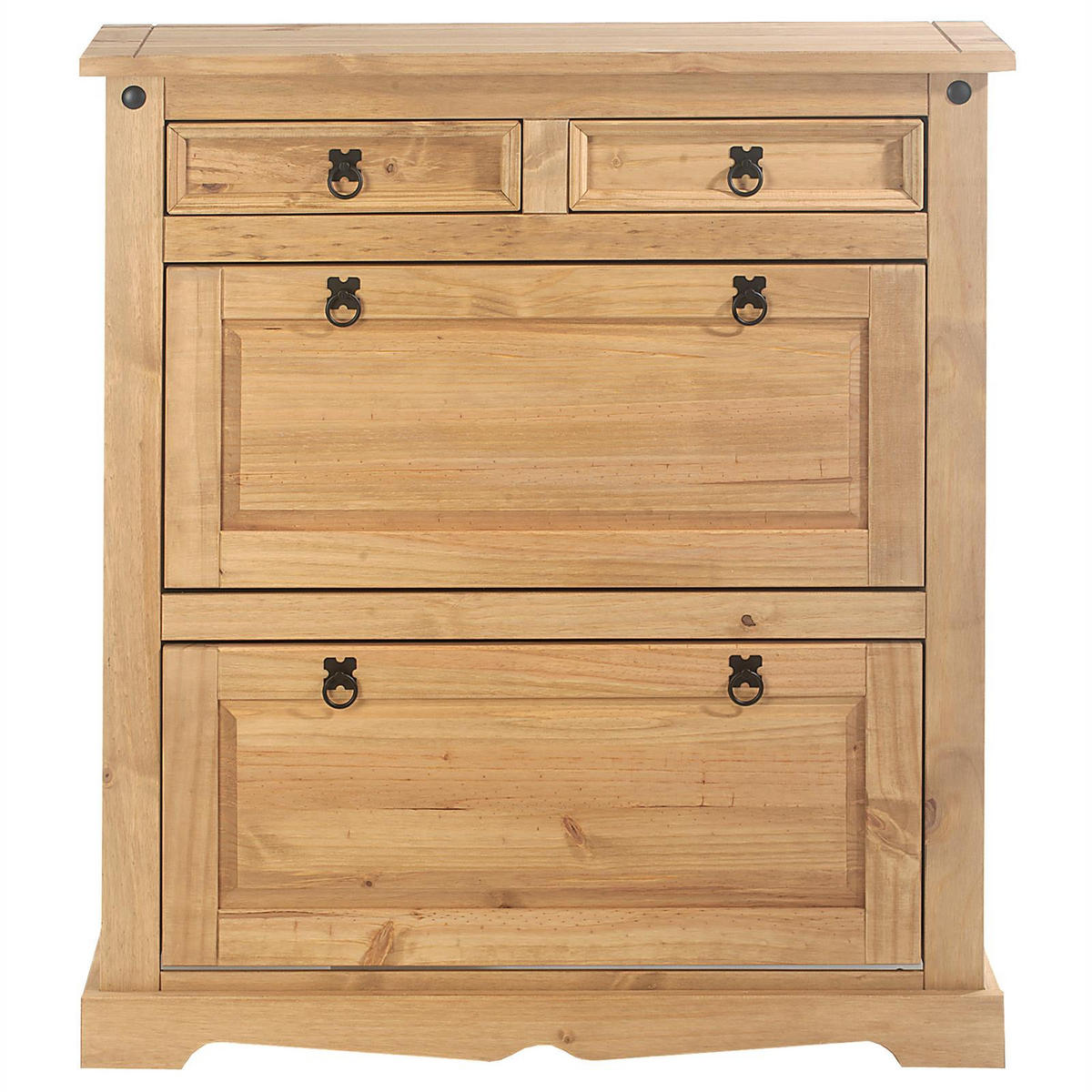 SCHUHSCHRANK TEQUILA - Kieferfarben, Holz (100/110/26cm) - IDIMEX