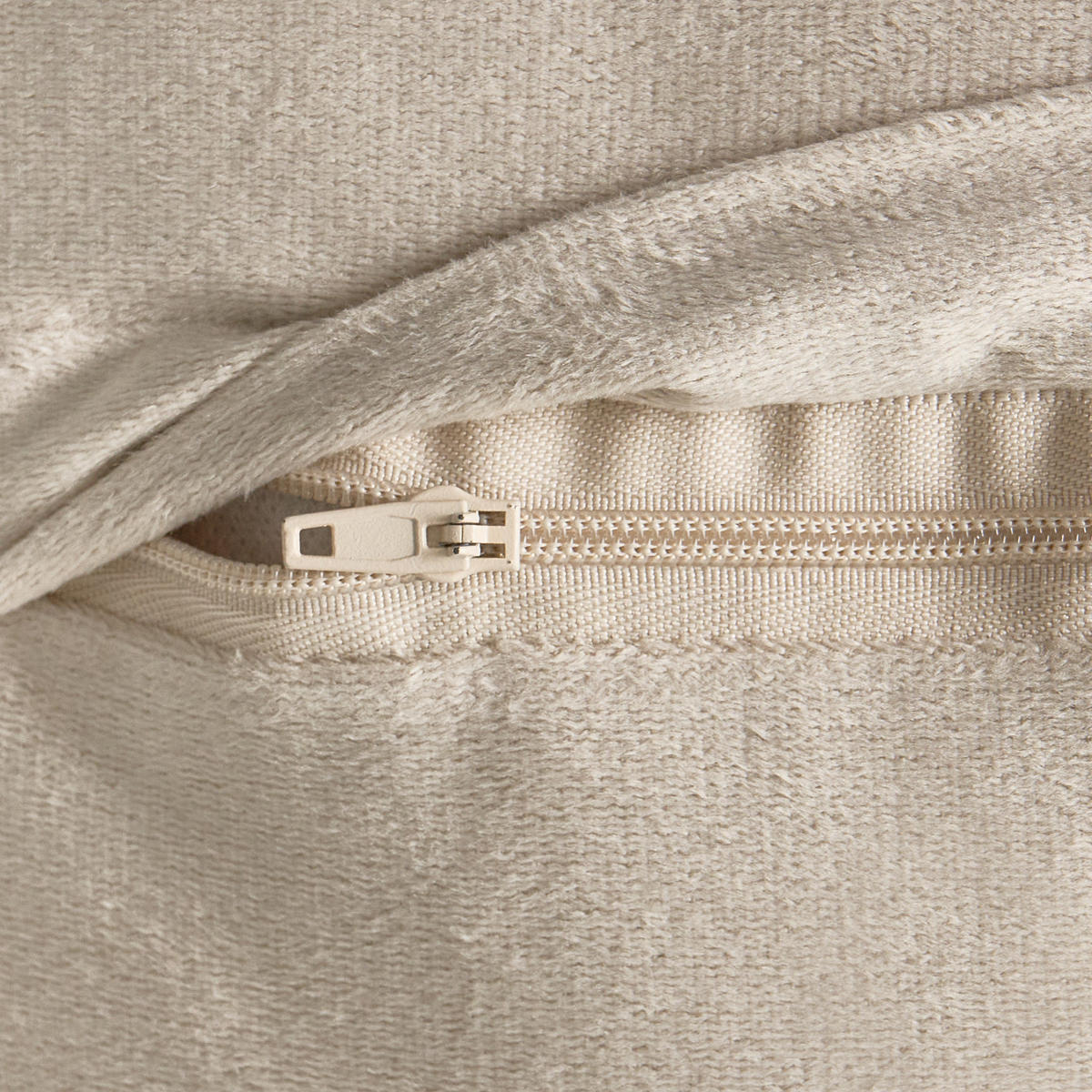 DEKOKISSEN 2er-Set Taupe 50/30 cm Belle - Taupe, Textil (50/30cm) - Beliani