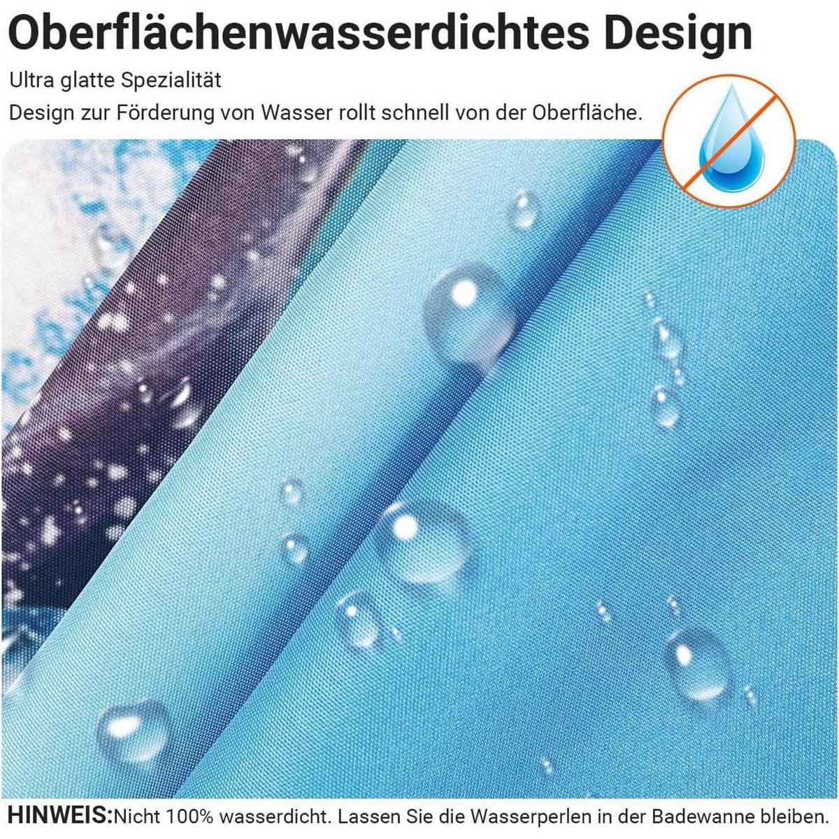 DUSCHVORHANG Kieswüste 240 x 200 cm - Multicolor, Textil (240/200cm)