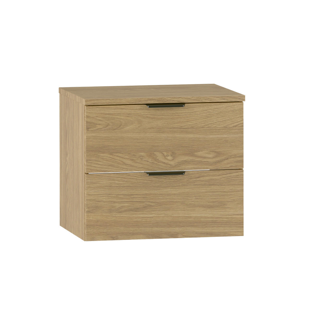 WASCHTISCHUNTERSCHRANK 60.6cm Astrid Holz - Braun, Holzwerkstoff (60.6/52.2/46.5cm) - Petits-meubles