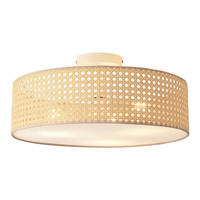 DECKENLEUCHTE Ascot - Beige, Kunststoff (45/45/20cm) - lux.pro