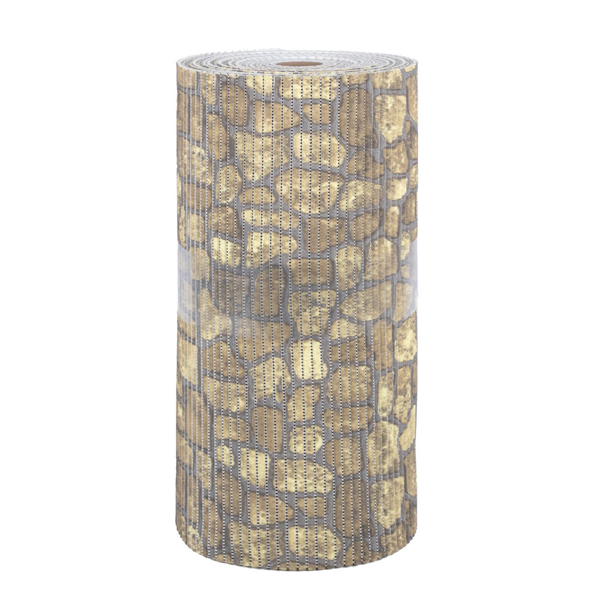 SCHUTZUNTERLAGE Weichschaum auf Rolle 0,65x15 m Bruchstein Beige - Hellbraun, Kunststoff (65/1500cm) - Bestlivings