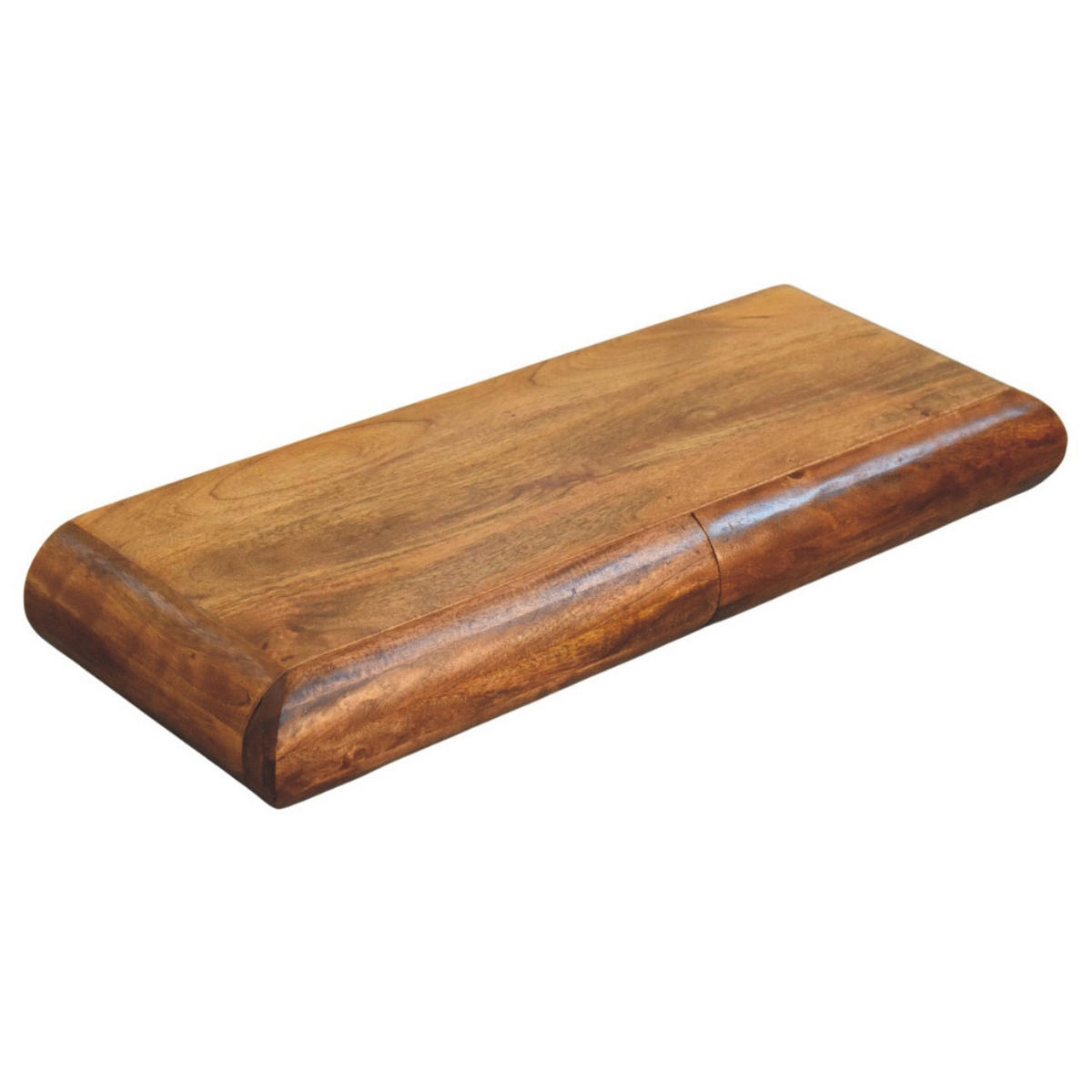 KONSOLENTISCH mit Amber-Eichen-Finish, 2 Schubladen, braun - Braun, Holz (90/12/32cm) - Artisan Furniture