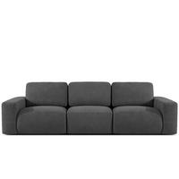 3-SITZER SOFA ZUCCO, Graphit - Graphitfarben, Holz/Holzwerkstoff (292/85/100cm) - KONSIMO®