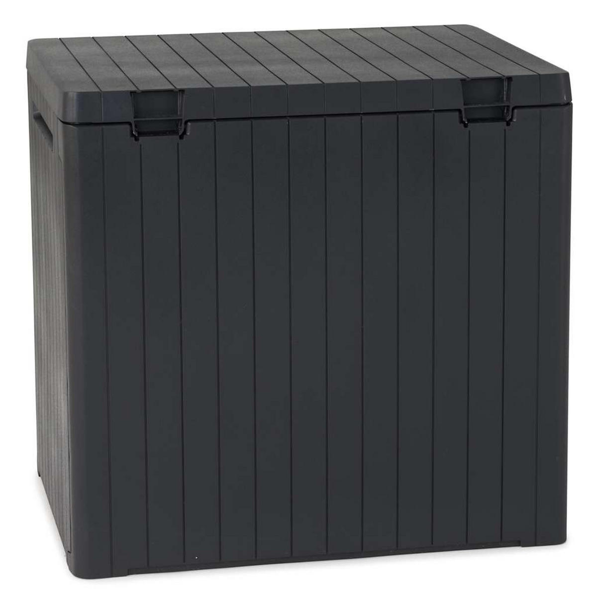 GARTENBOX, Multifunktional, 57,8/44/55 cm, aus Kunststoff PP, Anthrazit - Anthrazit, Kunststoff (44/55/57.8cm) - Keter