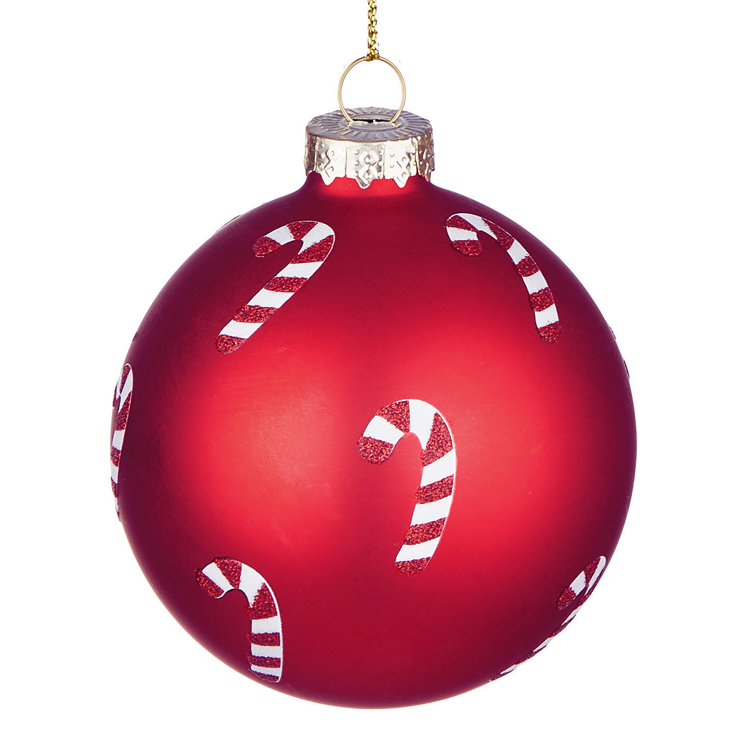 CHRISTBAUMKUGEL Hang On Candy Cane - Rot, Glas (8/1/8cm) - Butlers