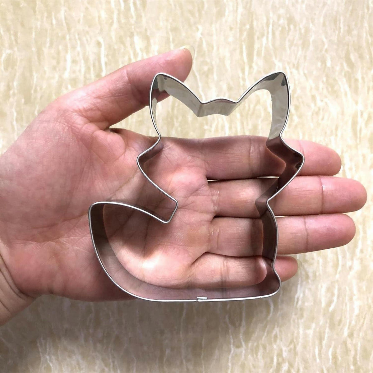 AUSSTECHFORMEN Set Waldtiere 10-teilig - Silberfarben, Metall (7/2/8cm)