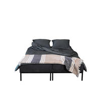 BETT MOOKA 4in1-Multifunktions-System Stoff Velo Schwarz - Schwarz, Holz (160/200cm) - Kaiser Möbel