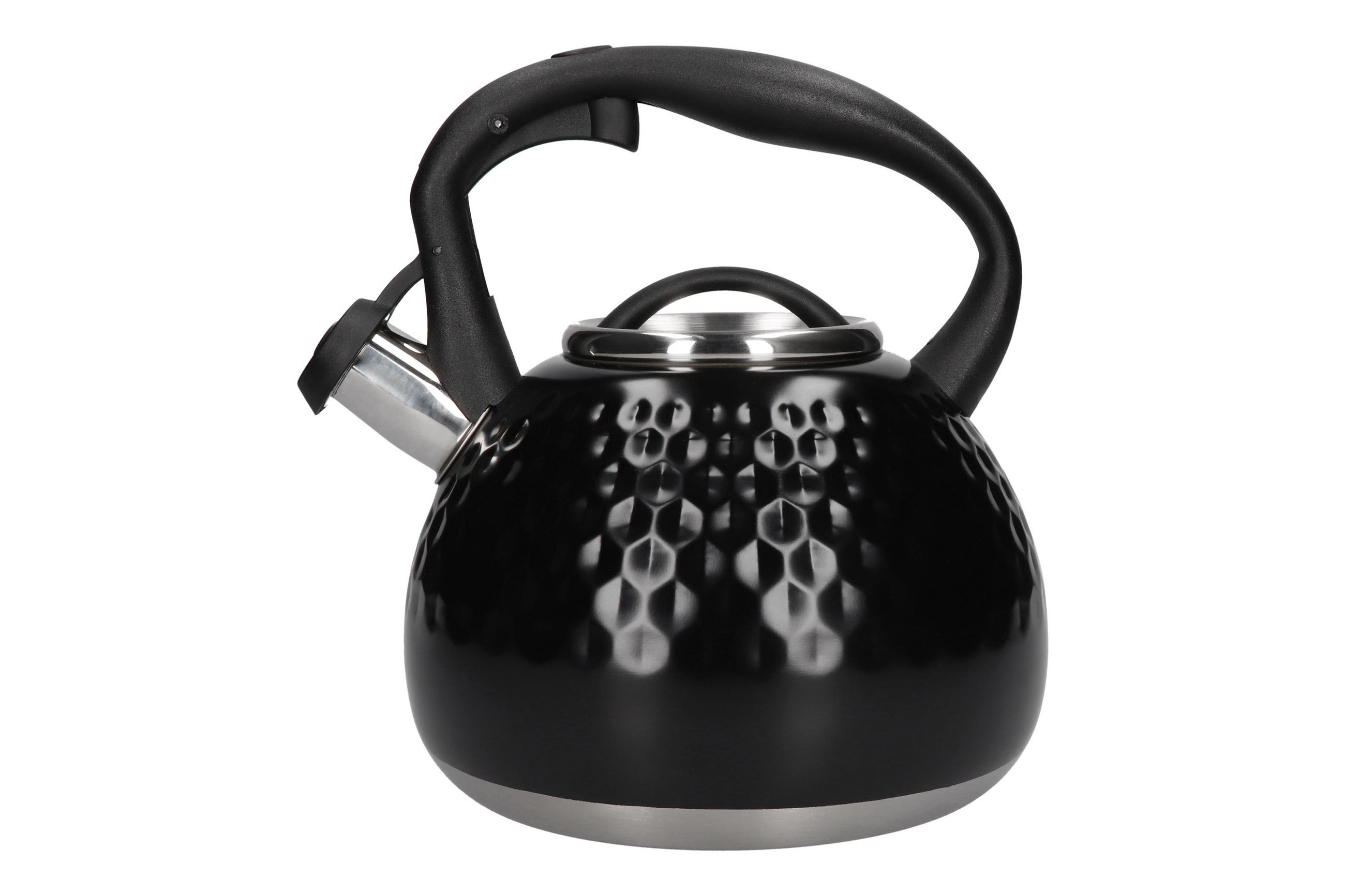 WASSERKESSEL Stiga Schwarz 20/20/23 cm Metall - Schwarz, Metall (20cm) - Mondex