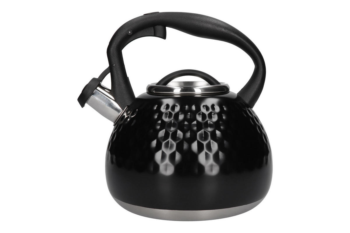 WASSERKESSEL Stiga Schwarz 20/20/23 cm Metall - Schwarz, Metall (20cm) - Mondex