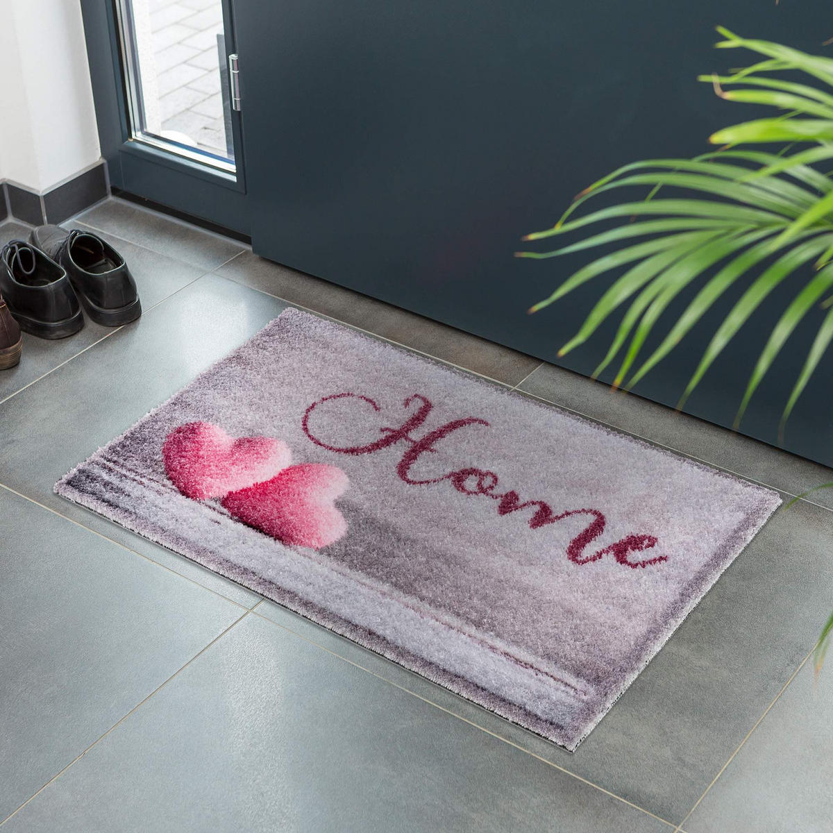 TEPPICH LÄUFER PURE & SOFT - Hellgrau, Textil (50/70cm) - Astra