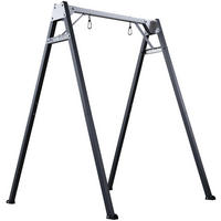 SCHAUKELGESTELL für den Garten für Kinder Feuerverzinkt Metall - Graphitfarben, Metall (143/173cm) - Potenza